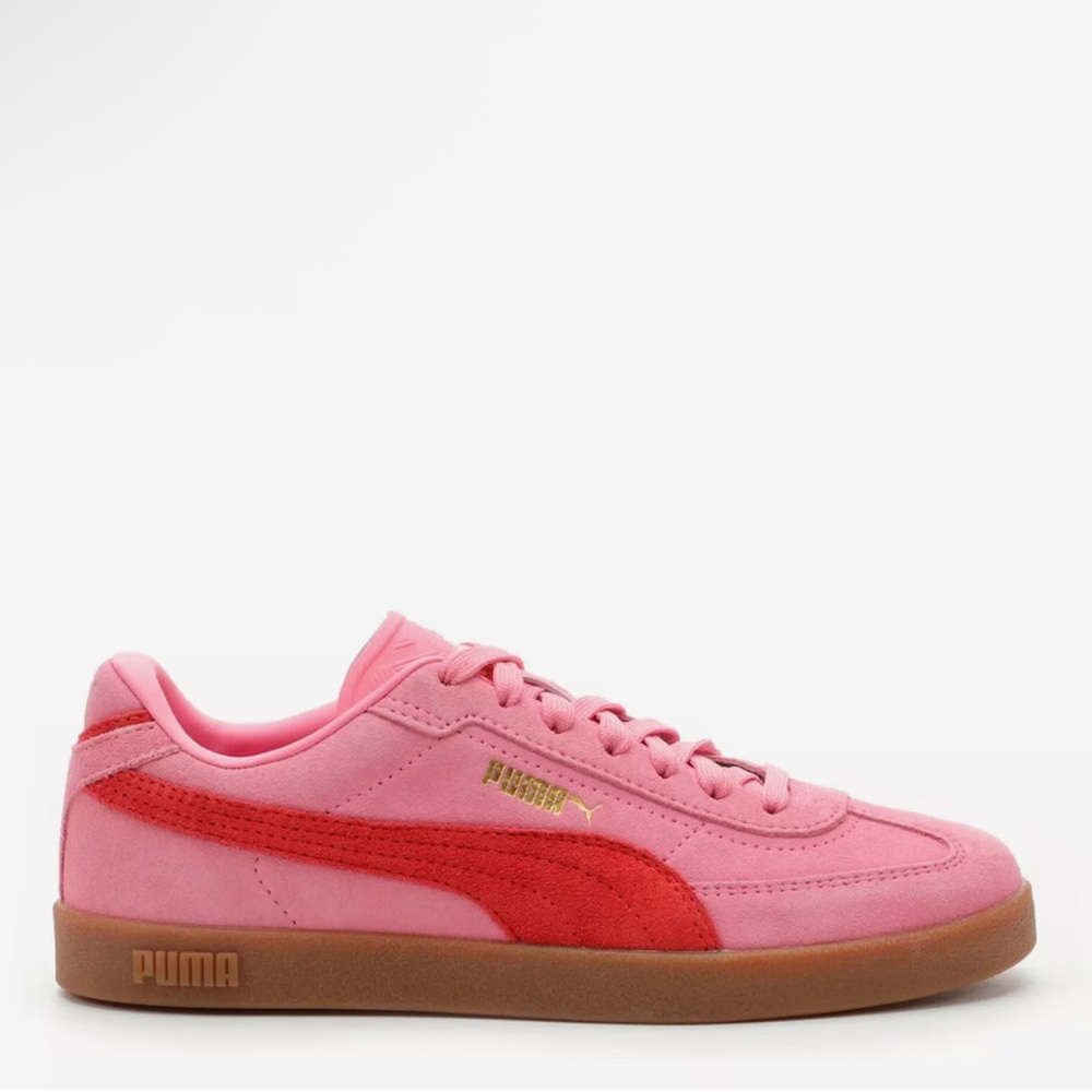 Puma Vibrant Pink and Red Sneakers